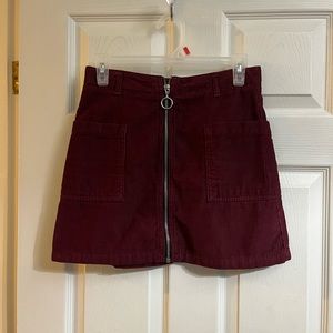 Top shop corduroy skirt